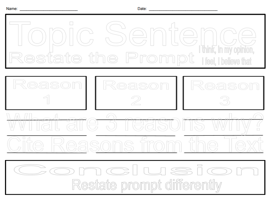 5 paragraph opinion essay examples 5th grade